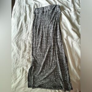 Wilfred Free Knit slit midi skirt